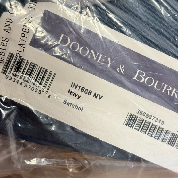 Dooney & Bourke Nylon Satchel - Navy - Picture 6 of 6